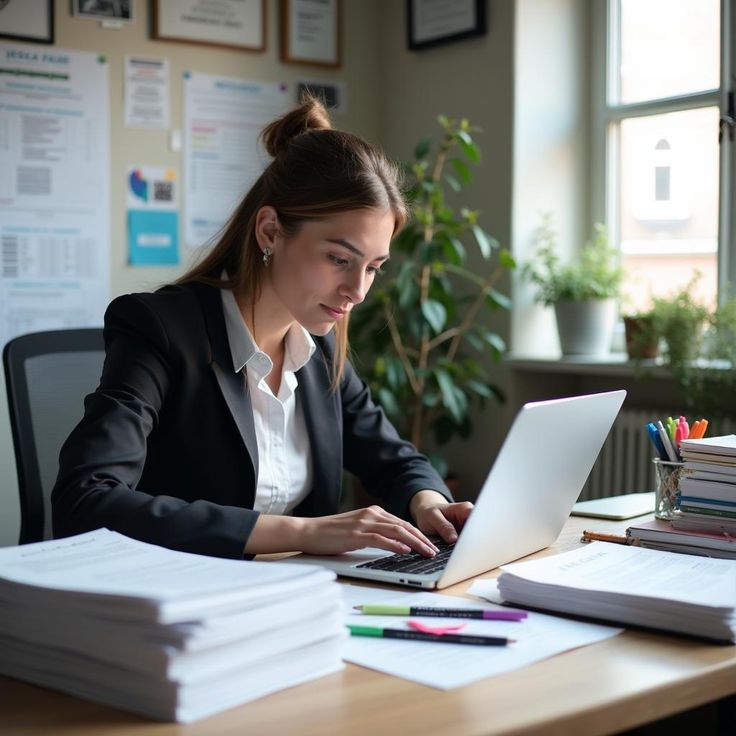 Dashboard de BI em tela com gráficos e métricas